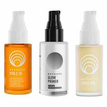 Beyoung Kit - Booster + Primer Pearl + Vita C 18 para Rejuvenescimento Facial