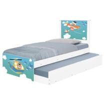 Bi Cama Juvenil Zap com Cabeceira Patrulha Animal