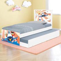 Bi Cama Juvenil Zap com Cabeceira Patrulha Ursinhos