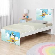 Bi Cama Juvenil Zap Ursinho Patrulheiro com Colchões Bi Cama Juvenil Zap Ursinho Patrulheiro com Colchões
