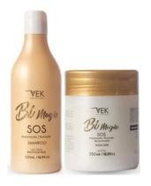 Bi Magic Sos Reconstrução Shampoo 500 Ml + Máscara 550 G Vek