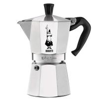 Bialetti Cafeteira Italiana Nuova Moka Express Em Aluminio Café Expresso de Fogão 6 Xicaras 1163