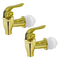 Biaungdo Torneira para Dispensador de Bebidas 2 Peças Estilo Push Dourado