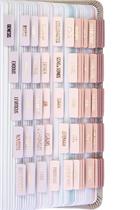 Bible Tabs DIVERSEBEE laminado em ouro rosa para mulheres e homens
