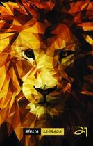 Bíblia a21 capa dura - lion efeito low poly