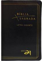 Bíblia a21 letra gigante luxo - couro bonded preta Bíblia a21 letra gigante luxo - couro bonded preta