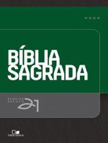 Bíblia almeida século 21 brochura - verde e cinza c/ referências cruzadas