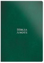 Biblia anote rc luxo letra grande verde - GEOGRAFICA