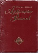 Biblia Aplicacao Pessoal Grande Vinho luxo - cpad