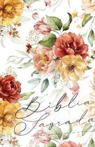 Bíblia Arc Floral Aquarela - Letra Gigante: com Harpa Avivada e Corinhos