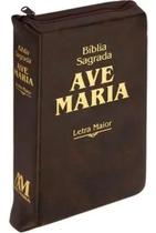 Bíblia Ave-Maria Letra MAIOR zíper