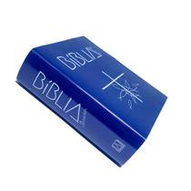 Bíblia Bíblia Católica Capa Flexível Azul De Aparecida 19cm - Editora Santuário