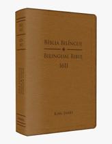 Bíblia bilíngue - capa marrom - BKJ1611 - BIBLIA KING JAMES LT