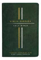 Bíblia Bilíngue, Português (ACF) - Inglês (KJV) - Couro Soft, Leitura Perfeita - Verde Bíblia Bilíngue, Português (ACF) - Inglês (KJV) - Couro Soft, Leitura Perfeita - Verde