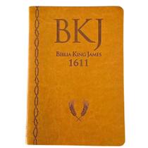 Bíblia BKJ 1611 Slim Ultrafina Ampliada Versão Corrigida Fiel King James - - Adolescentes,Jovens,Presente