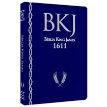 Bíblia BKJ1611 Ultrafina Ampliada Azul - BV FILMS