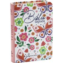 Biblia bolso - naa semi luxo borboleta