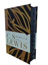 Bíblia C. S. Lewis NAA L. Perfeita C. Dura Preto e Dourado C. Índice
