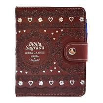 Biblia capa carteira pu lt grande cr - mod. 05 bordo