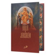 Bíblia Católica Bolso - Bíblia de Jerusalém Cristo - Capa Dura Paulus Nova Edição Revista e Ampliada Bíblia Católica Bolso - Bíblia de Jerusalém Cristo - Capa Dura Paulus Nova Edição Revista e Ampliada