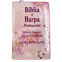 Bíblia Com Harpa Hipergigante Pentecostal Média 1 Unidade - King's Cross