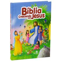 Bíblia Crescendo com Jesus Infantil Capa Dura Ilustrada