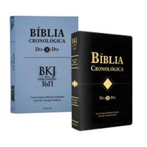 Biblia cronologica dia a dia - capa preta