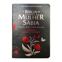 Biblia Da Mulher Sabia com Harpa Avivada Texto E Mapa Coloridos