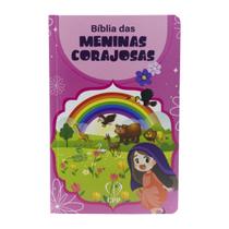 Bíblia das Meninas Corajosas PJV com Harpa - ARC - Letra Gigante - Capa Dura Rosa