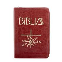 Bíblia de Aparecida Bolso Zíper Marrom - Editora Santuario