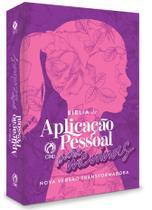 Bíblia de aplicação pessoal para meninas média rosa capa dura nvt