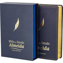 Bíblia de Estudo Almeida NAA Capa Azul