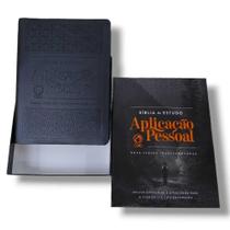 BIBLIA DE ESTUDO APLICAÇÃO PESSOAL 3º EDIÇÃO - LUXO - NVT - GRANDE - PRETA - CPAD
