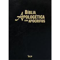 Bíblia De Estudo Apologética com Apócrifos - Preta Luxo - GEOGRÁFICA