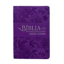 Bíblia De Estudo Arc Para Pregadores E Líderes Grande - Capa Luxo Lilas
