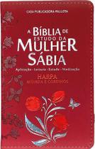 Bíblia de Estudo da Mulher Sábia - Túlipa Vermelha