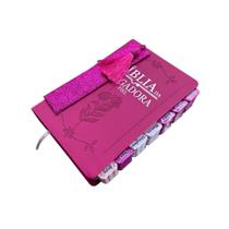 Bíblia de Estudo da Pregadora Fiel Pink Marca Páginas Cpp Full Color com Abas Adesivas Colocadas Arc Bíblia de Estudo da Pregadora Fiel Pink Marca Páginas Cpp Full Color com Abas Adesivas Colocadas Arc