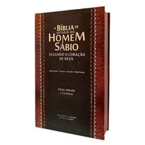 Bíblia de Estudo do Homem Sábio ARC C/ Harpa - Capa Dura Letra Hipergigante