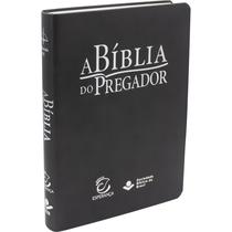 Bíblia de Estudo do Pregador Almeida Revista e Corrigida Grande Versão ARC Cinza escuro Editora SBB