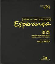 Biblia de estudo esperanca - capa preta - 02 edicao revisada e atualizada