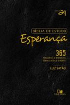 Biblia de estudo esperanca - lilas - revisada e at