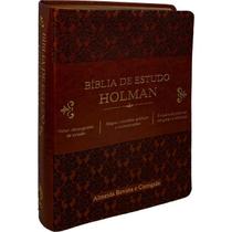 Bíblia de estudo holman marrom - arc - cpad