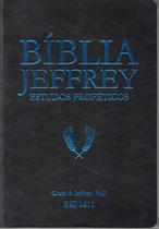 Biblia De Estudo Jeffrey Preto Azul