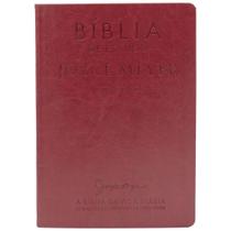 Bíblia de Estudo Joyce Meyer - Letra Grande - Luxo Bordô - Bello