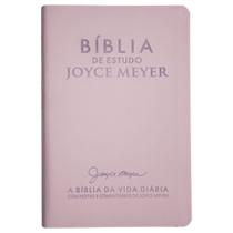 Bíblia de Estudo Joyce Meyer - NVI - Capa PU Nude