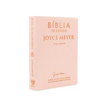 Bíblia De Estudo Joyce Meyer NVI Letra Grande Capa Luxo Salmão