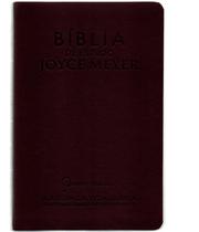 Bíblia De Estudo Joyce Meyer Nvi Letra Média Capa Bordo - Bello Publicações