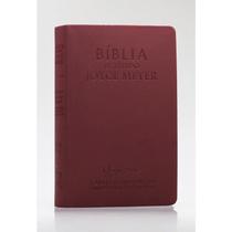 Bíblia de Estudo Joyce Meyer NVI Letra Média Capa Luxo Bordo - Editora Bello Publicações
