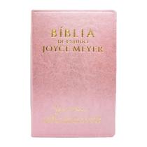 Bíblia De Estudo Joyce Meyer NVI Média Capa Rosa - BELLO