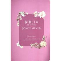 Bíblia de Estudo Joyce Meyer - Rosa Floral - Bello